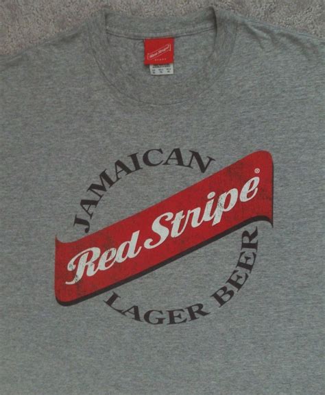 Red Stripe Jamaican Lager Vintage Stock T Shirt _ Siz… - Gem