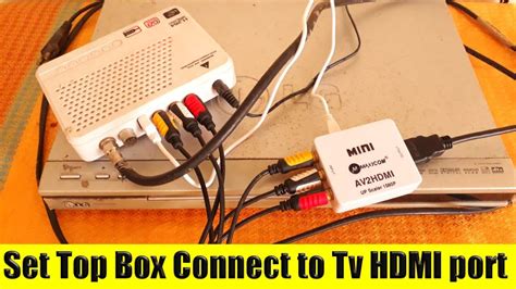 Cable Box to TV Connection 的图像结果