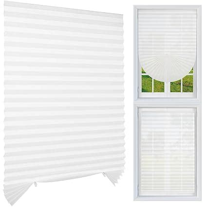 Blinds for Windows Without Drill - Cut to Size Clip On Stick On Self ...