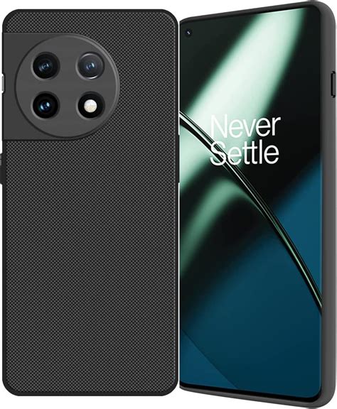 Amozo OnePlus 11R 5G Back Cover | Slim Fabric Texture Camera Protection ...