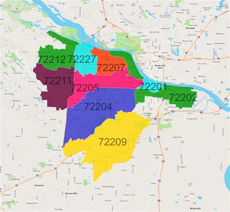 Zip Codes in Little Rock