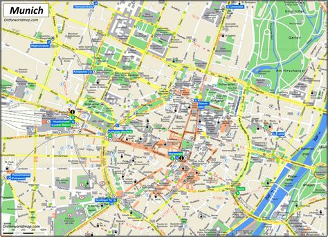 Munich Map | Germany | Discover Munich (München) with Detailed Maps