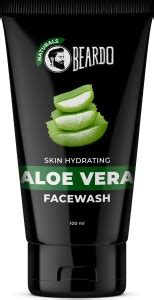 BEARDO Naturals Skin Hydrating Aloe Vera Facewash | Soothes, Hydrates ...