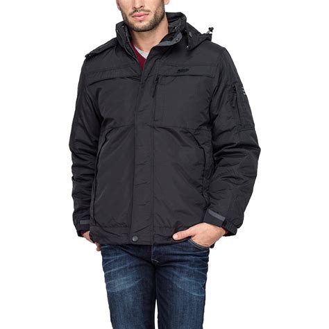 Buy t-base Men's Nylon Taslon 4 Way Jacket-TB5147 Black at Amazon.in