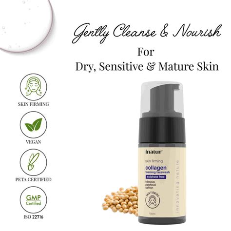 Collagen Facial Cleansing Foam – Inatur