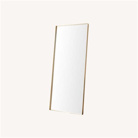 West Elm Deep Frame Metal Floor Mirror-30"W x 72"H - AptDeco