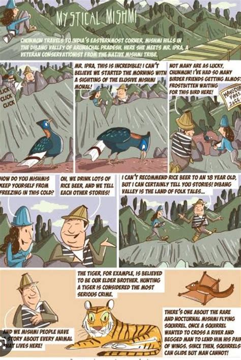 comic strip on Arunachal Pradesh with atleast 10 pictures - Brainly.in