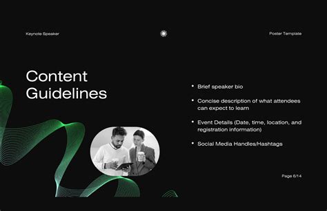 Keynote Speaker Poster Template in PDF, PPT, Google Slides, Apple ...