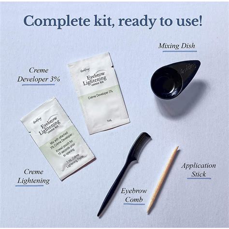 Godefroy Eyebrow Color Lightening Crème Kit