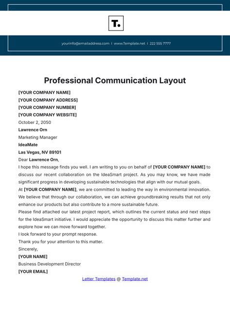 Free Formal Letter to Board of Directors Template to Edit Online