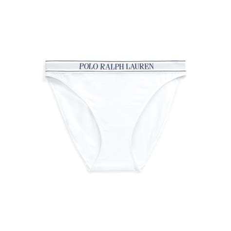 Repeat-Logo Bikini Brief for Women | Ralph Lauren® IN