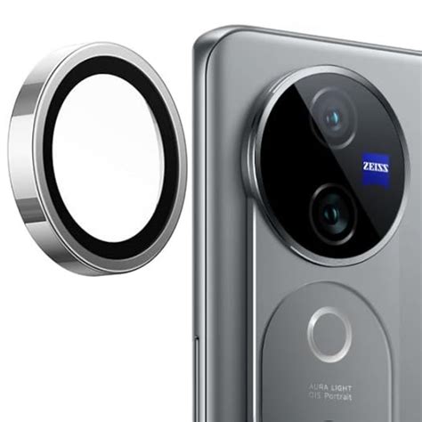 Silver Metallic camera ring lens guard for Vivo V50 – The Hatke