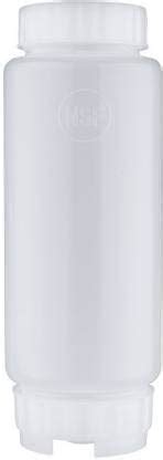 Buy FIFO Food Grade Plastic Sauce Squeeze Bottle Clear 20 Oz 600 ml ...