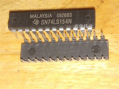 Line SN74LS154N HD74LS154P 74LS154 DIP-24 narrow-body non-wide body pa ...