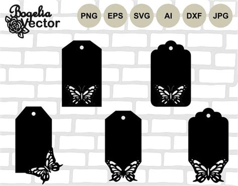 Image result for Simple Butterfly Tags SVG
