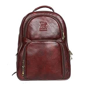 Obani Genuine Leather Laptop Backpack Brown - Buy Obani Genuine Leather ...