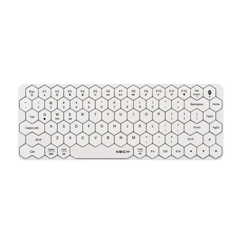 Hexagon Wireless Keyboard | Honeycomb Keys - Bluetooth + 2.4G - Multi ...