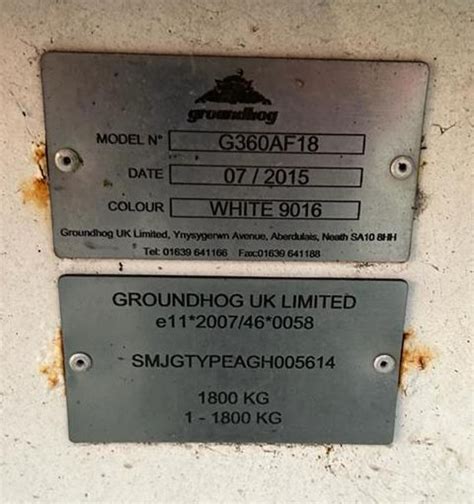 Groundhog GP360 Trailer Mounted Welfare Unit, ID Number T0500016, Pin ...