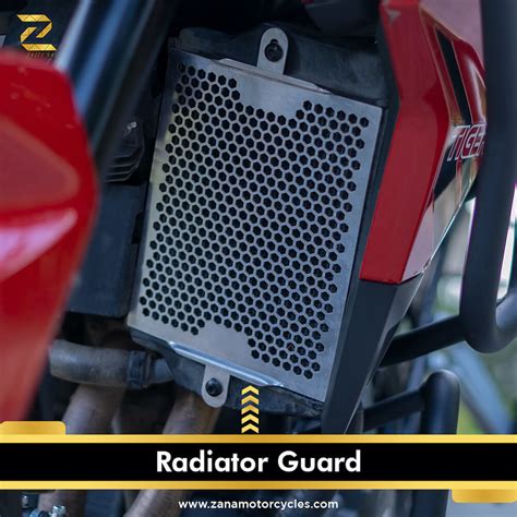Triumph Tiger 850 Protection - ZPro Honeycomb Radiator Grill - Zana ...
