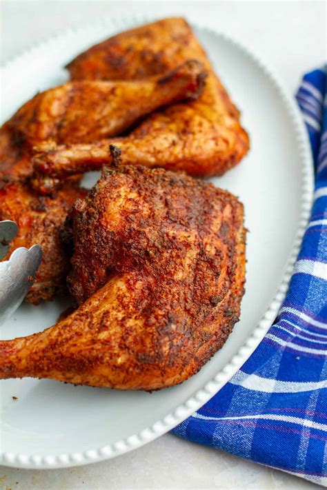Smoked Chicken Leg Quarters - Kenneth Temple