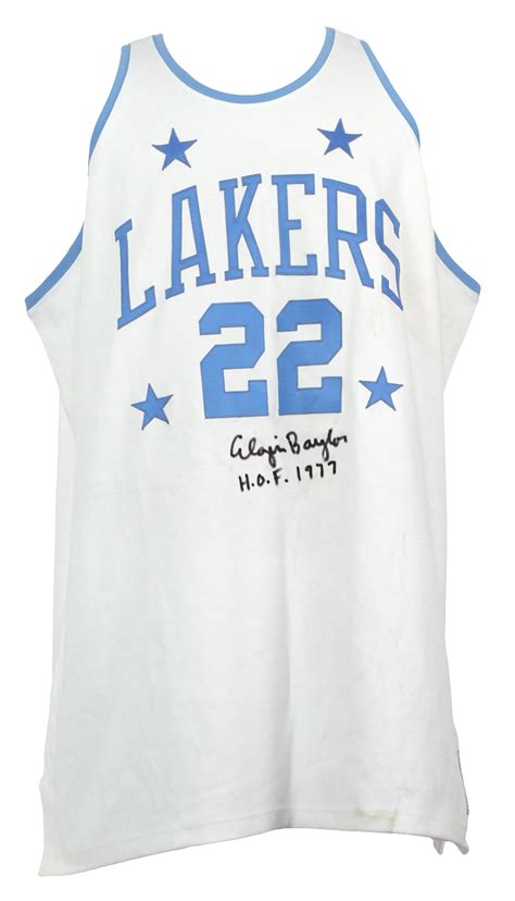 Lot Detail - 1959-60 Elgin Baylor Minneapolis Lakers Signed Mitchell ...