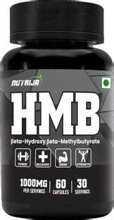 NutriJa HMB 1000mg (Beta-Hydroxy Beta-Methylbutyrate) Price in India ...