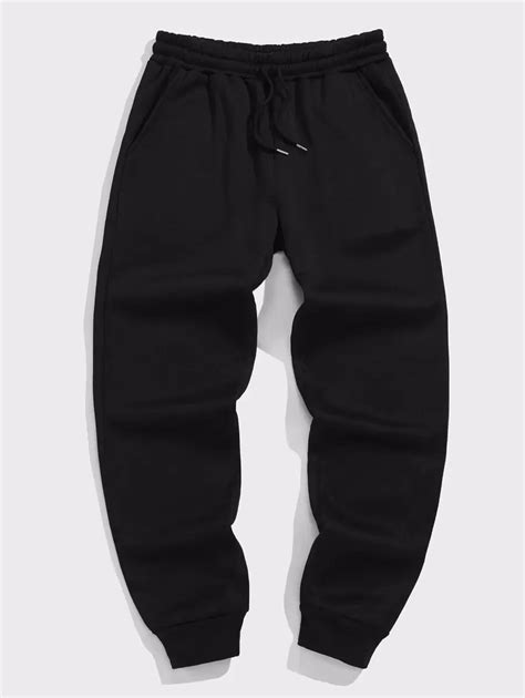 Manfinity Dauomo Men Solid Drawstring Waist Sweatpants, Back To School ...