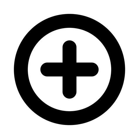 Plus Sign Vector Icon 554223 Vector Art at Vecteezy