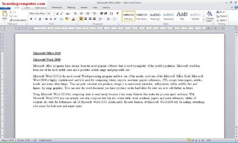 Image result for Word 2010 Tutorial