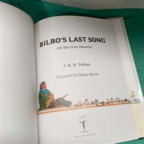 *BOOK SALE* J.R.R Tolkien ‘Bilbo’s Last Song’ Hardcover Book(s)