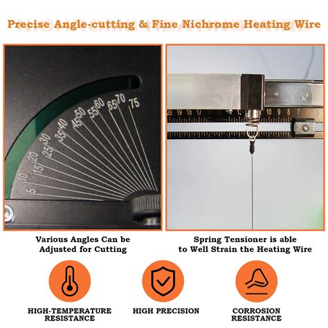 DOMINOX Foam Cutter Machine Electric Hot Wire Cutter Board Cutting Tool ...