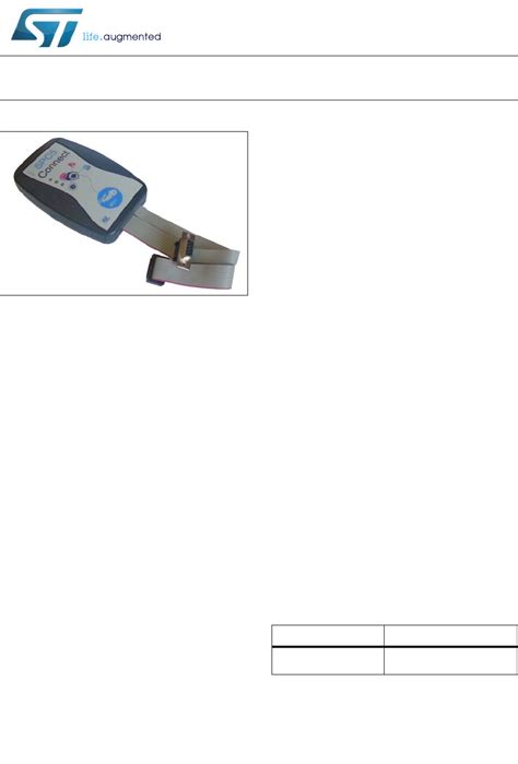 SPC5-CONNECT Brief Datasheet by STMicroelectronics | Digi-Key Electronics