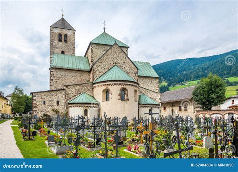 View at the Abbey in San Candido (Innichen). Editorial Stock Image ...