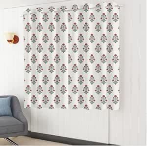 Buy Trance Home Linen Floral Printed 6 Feet 100% Cotton 60-66% Room ...