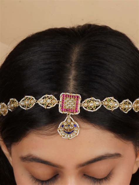 Multicolor Gold Plated Mishr Mathapatti - MR-MM1M – Mortantra