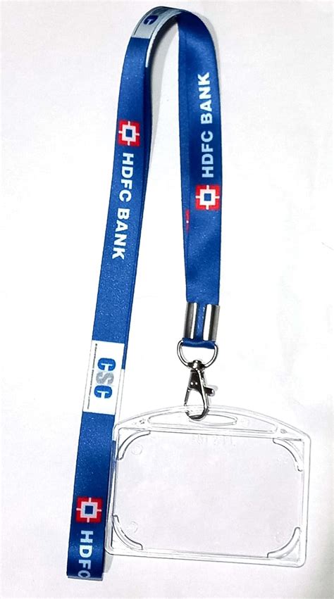CSC HDFC Bank ID Tag with Clear ID Holder : Amazon.in: Office Products