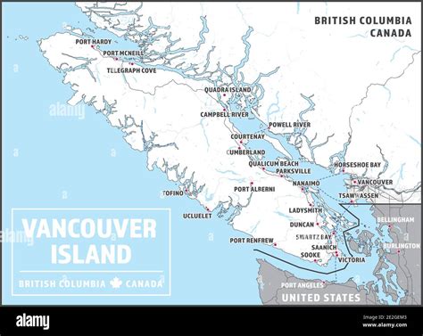 Detailed Map Of Vancouver Island