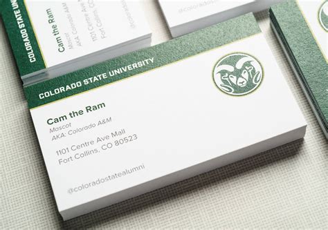 Student Business Card Template