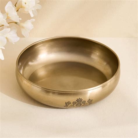 Buy Brill Metal Floral Etched Decorative Bowl from Home Centre at just ...