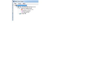 WCF Test Client 的图像结果