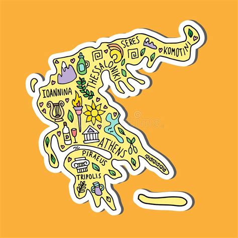 Greece Map Cartoon 的图像结果