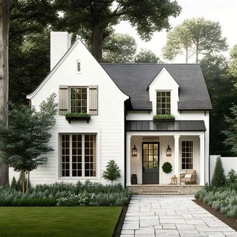 Contemporary comfort modern cottage floor plan boasts open concept ...
