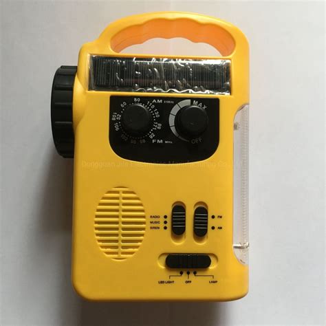 Solar Wind up Emergency Lantern with Am FM Radio with LED Flashlight ...