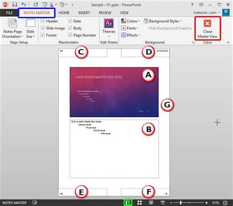 PowerPoint Notes Master 的图像结果