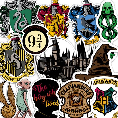 Hogwarts (harry potter) pack - glossy vinyl sticker – sk sticker