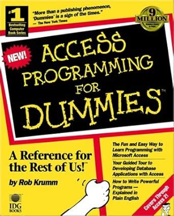 Buy Access Programming For Dummies® Book Online at Low Prices in India ...