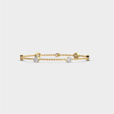 Buy lab grown Diamond Bracelets and Bangles for Women Online