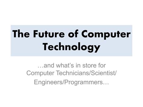 Image result for Future Computer Technology
