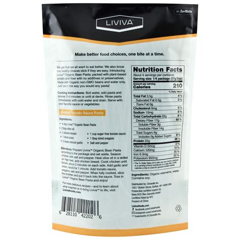 Buy Zeroodle Organic Edamame Mung Bean Spaghetti - Case of 6 - 7.05 OZ ...