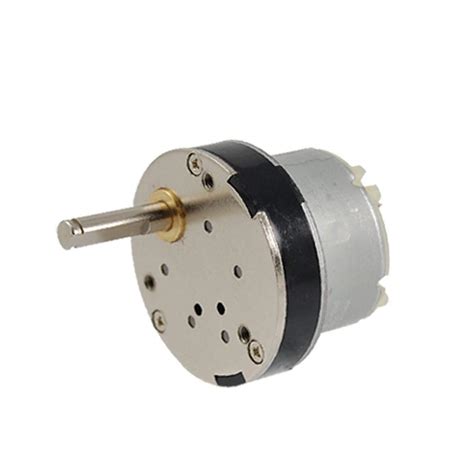 Buy X-DREE 40mm Diameter 12V 0.5A DC 7RPM Speed Reducing Geared Motor ...